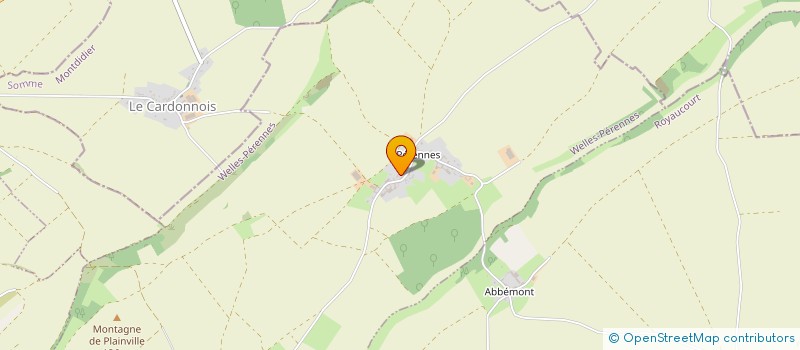 localisation de l'entreprise BOIS DU PREVOT  ROYAUCOURT