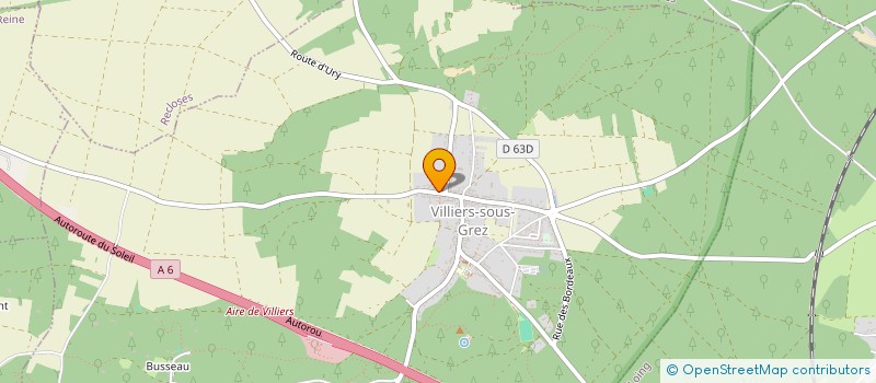 localisation de l'entreprise BOIS DU ROUSSET  VILLIERS-SOUS-GREZ