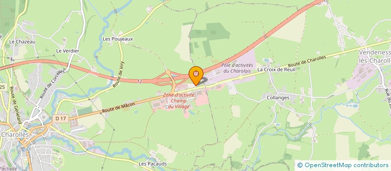 localisation de l'entreprise BOIS DURABLES DE BOURGOGNE à VENDENESSE-LES-CHAROLLES