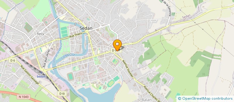 localisation de l'entreprise BOIS-EAU-ENVIRONNEMENT  SEDAN