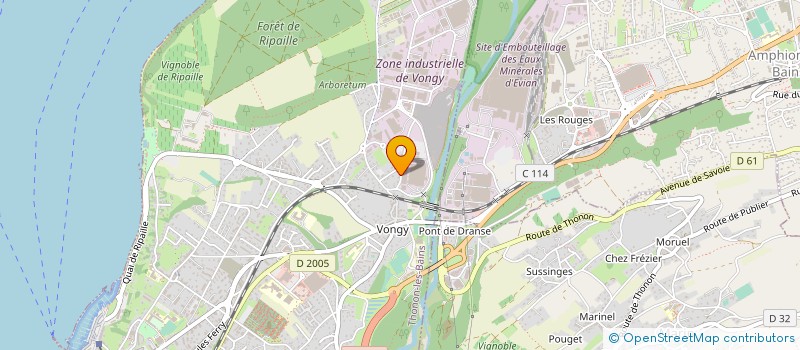 localisation de l'entreprise BOIS EDUART à THONON-LES-BAINS