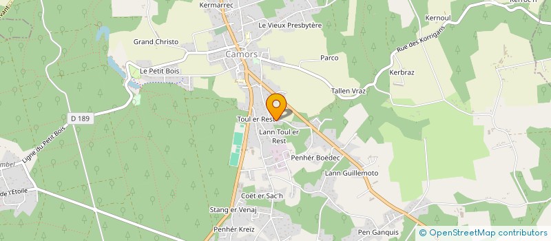 localisation de l'entreprise BOIS EN FETE à CAMORS