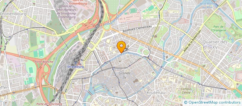 localisation de l'entreprise BOIS EN SCENE à STRASBOURG