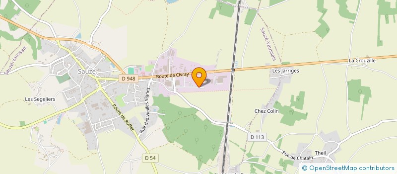 localisation de l'entreprise BOIS ENERGIE DISTRIBUTION à SAUZE-VAUSSAIS