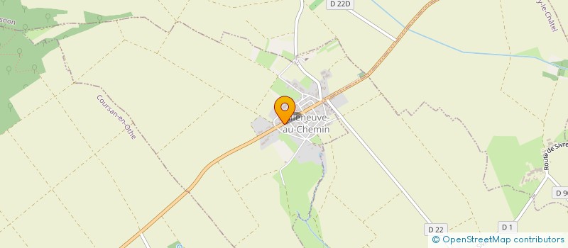 localisation de l'entreprise BOIS ENERGIE OTHE ARMANCE à VILLENEUVE-AU-CHEMIN