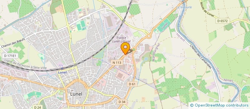 localisation de l'entreprise BOIS ENERGIE SUD à LUNEL