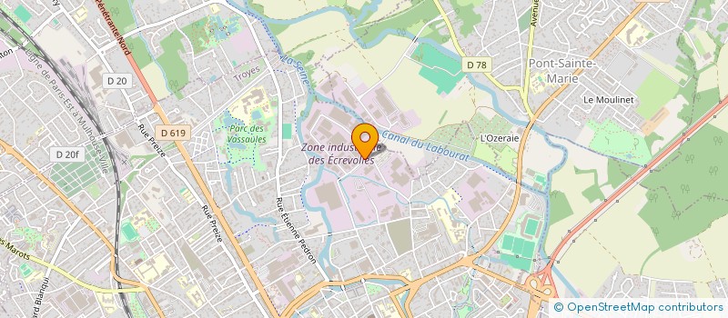 localisation de l'entreprise BOIS ET ASSOCIES à TROYES
