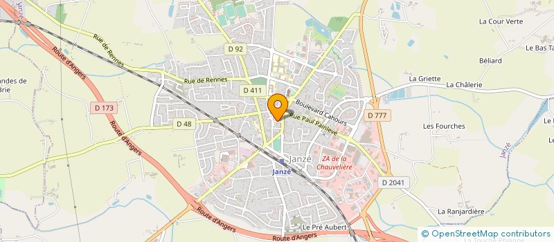 localisation de l'entreprise BOIS ET BAIE  CORPS-NUDS