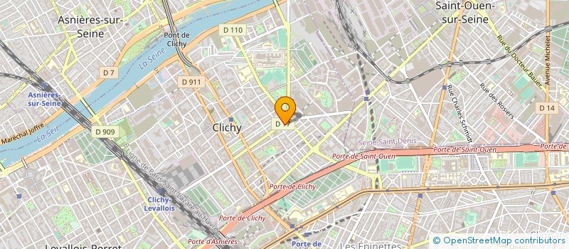localisation de l'entreprise BOIS ET BLANC à CLICHY