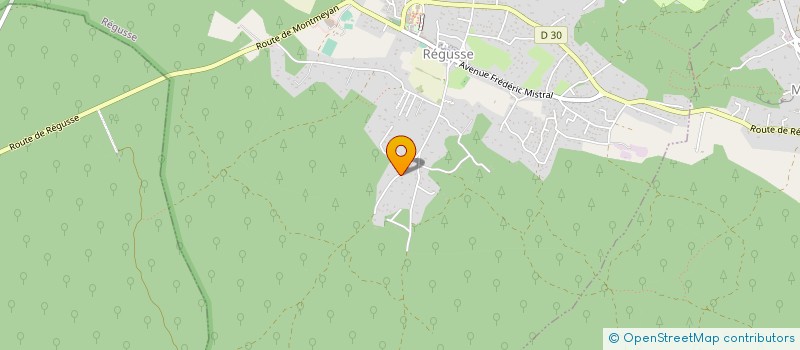 localisation de l'entreprise BOIS ET CHARBON REGUSSOIS à REGUSSE