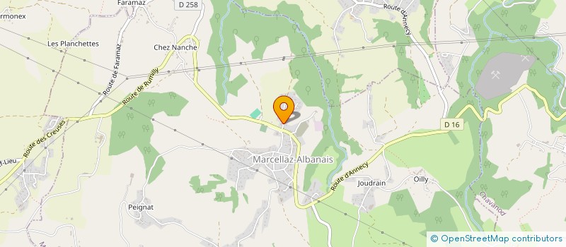 localisation de l'entreprise BOIS ET CHARPENTE DE L'EPINE  MARCELLAZ-ALBANAIS