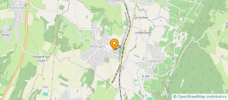 localisation de l'entreprise BOIS ET CIE  MONTAIN