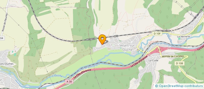 localisation de l'entreprise BOIS ET CONCEPTION  VELARS-SUR-OUCHE