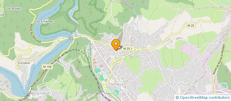 localisation de l'entreprise BOIS ET CREATION  UNIEUX