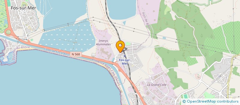 localisation de l'entreprise BOIS ET DERIVES DU GOLFE à FOS-SUR-MER