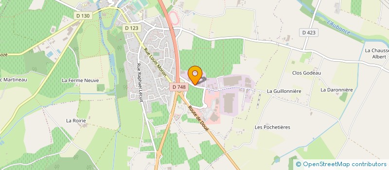 localisation de l'entreprise BOIS ET DERIVES DU MAINE à BRISSAC LOIRE AUBANCE