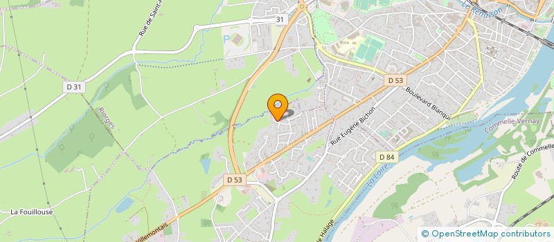localisation de l'entreprise BOIS ET ENERGIES RENOUVELABLES DU PAYS ROANNAIS à VILLEREST