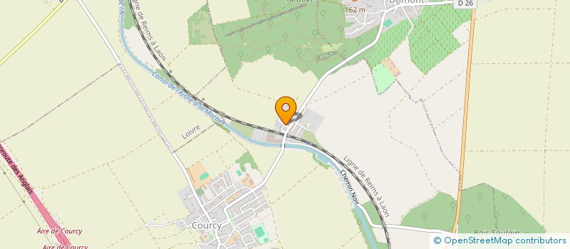 localisation de l'entreprise BOIS ET ENVIRONNEMENT  CAUROY-LES-HERMONVILLE