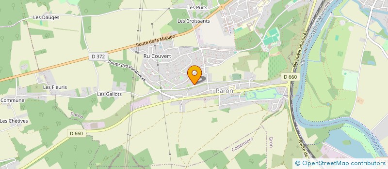 localisation de l'entreprise BOIS ET FORETS à SENS