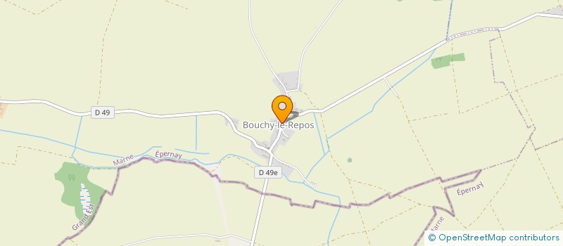 localisation de l'entreprise BOIS ET FORETS DE FRANCE à ESTERNAY