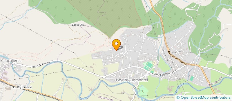 localisation de l'entreprise BOIS ET FORETS DU MONDE  PAYRIN-AUGMONTEL