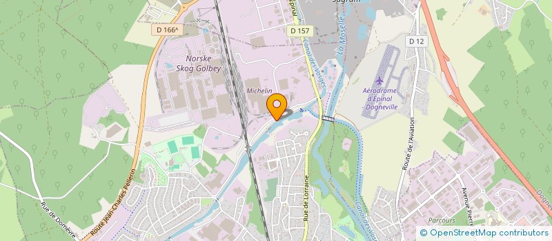 localisation de l'entreprise BOIS ET INDUSTRIE  GOLBEY