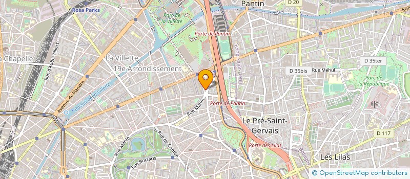 localisation de l'entreprise BOIS ET MATERIAUX DE CROSNE à PARIS