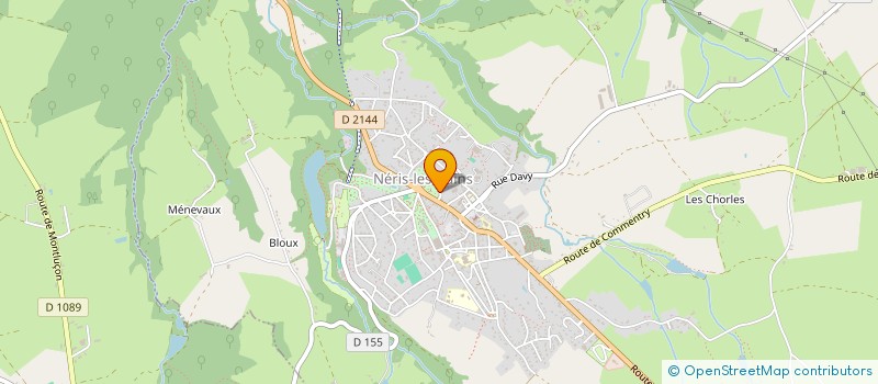 localisation de l'entreprise BOIS ET MATERIAUX DU CENTRE  NERIS-LES-BAINS