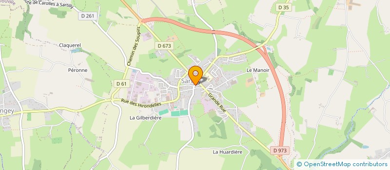 localisation de l'entreprise BOIS ET NATURE  SARTILLY-BAIE-BOCAGE