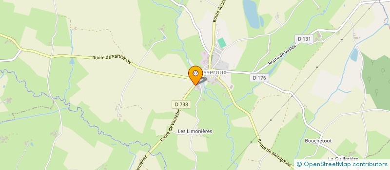 localisation de l'entreprise BOIS ET PAILLE à VAUSSEROUX