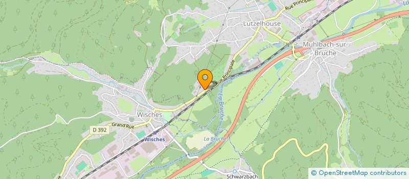 localisation de l'entreprise BOIS ET SCIAGE DE LA BRUCHE à LUTZELHOUSE