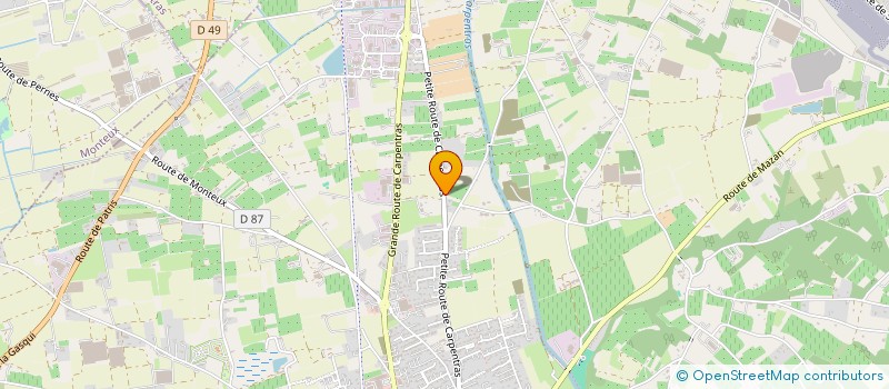 localisation de l'entreprise BOIS ET TENDANCE à PERNES-LES-FONTAINES