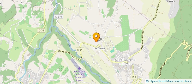 localisation de l'entreprise BOIS ET TOIT  SAINT-LAURENT-EN-ROYANS