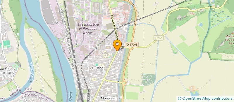 localisation de l'entreprise BOIS ET TRADITION à ARLES