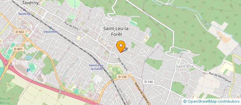 localisation de l'entreprise BOIS FACTORY à SAINT-LEU-LA-FORET