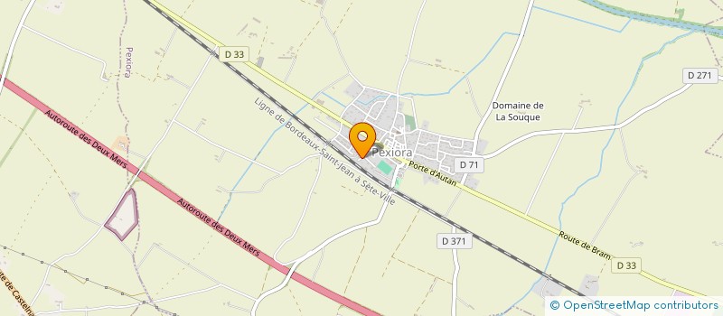 localisation de l'entreprise BOIS, FLAMME & GRANULES  PEXIORA