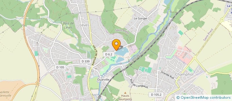 localisation de l'entreprise BOIS FRERES à LEVES