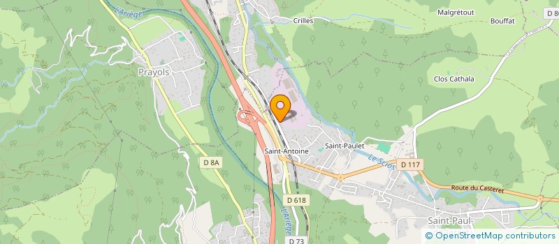localisation de l'entreprise BOIS GENERATION AVENIR à SAINT-PAUL-DE-JARRAT