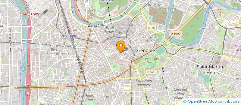 localisation de l'entreprise BOIS GENTIL  GRENOBLE