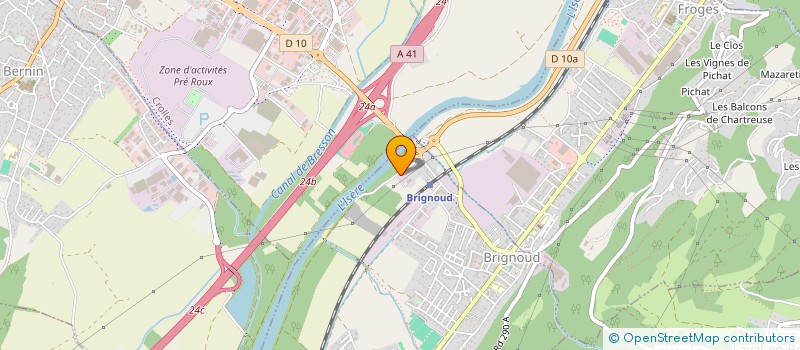 localisation de l'entreprise BOIS GRAMONT  VILLARD-BONNOT