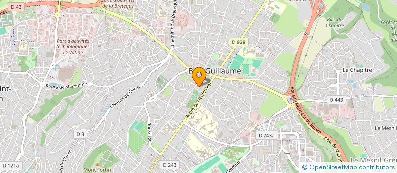 localisation de l'entreprise BOIS GUILLAUME ACCUEIL à BOIS-GUILLAUME