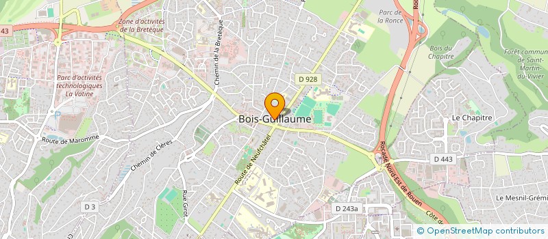 localisation de l'entreprise BOIS-GUILLAUME ENERGIES PARTAGEES à BOIS-GUILLAUME