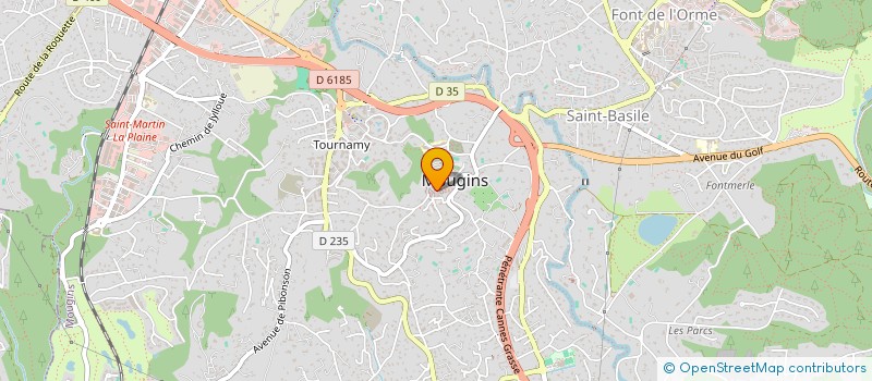 localisation de l'entreprise BOIS INNOV CONCEPT à MOUGINS