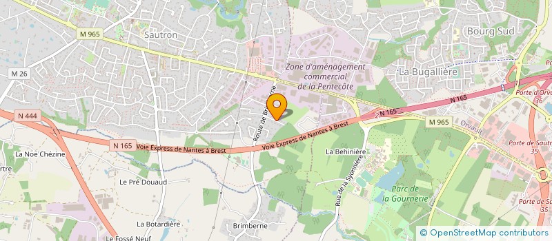 localisation de l'entreprise BOIS JOLI  SAUTRON