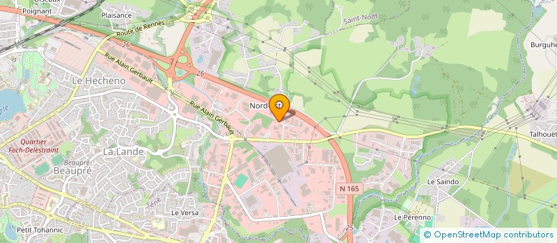 localisation de l'entreprise BOIS KERTHOMAS à VANNES