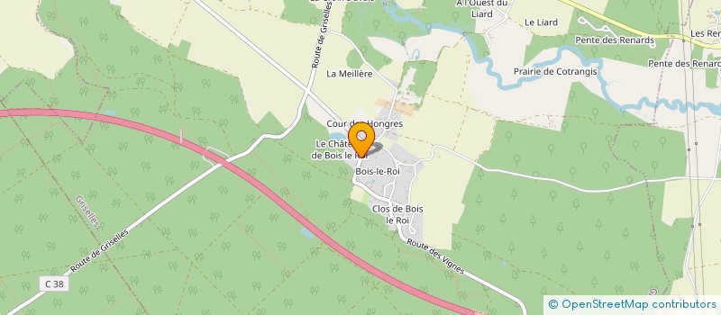 localisation de l'entreprise BOIS LE ROI à GRISELLES