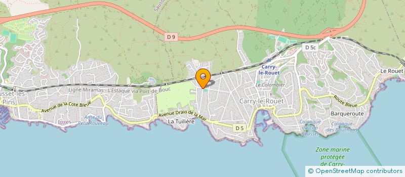 localisation de l'entreprise BOIS LELE  CARRY-LE-ROUET