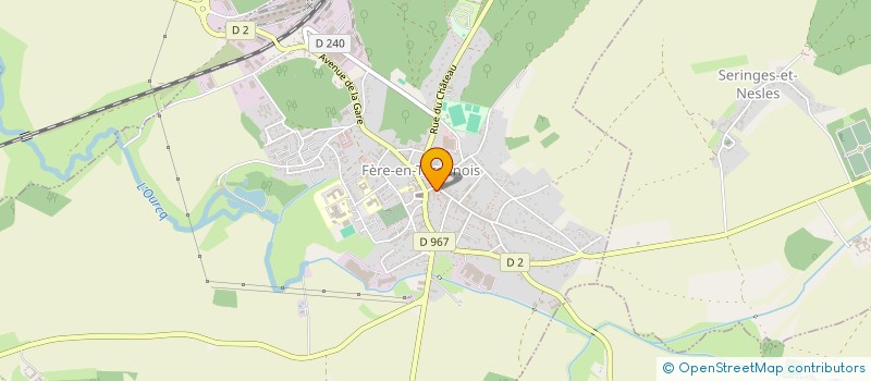 localisation de l'entreprise BOIS-LOGIC-HABITAT à FERE-EN-TARDENOIS
