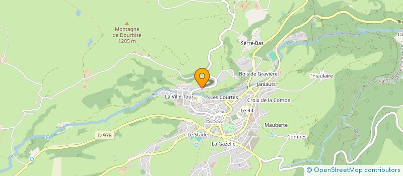 localisation de l'entreprise BOIS MASSIF à BESSE-ET-SAINT-ANASTAISE