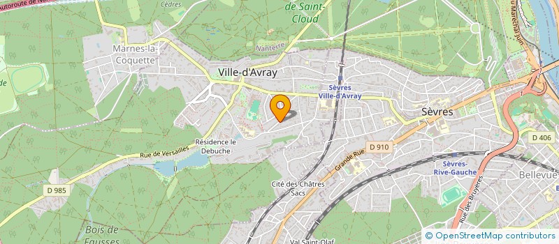 localisation de l'entreprise BOIS MAYA  VILLE-D'AVRAY